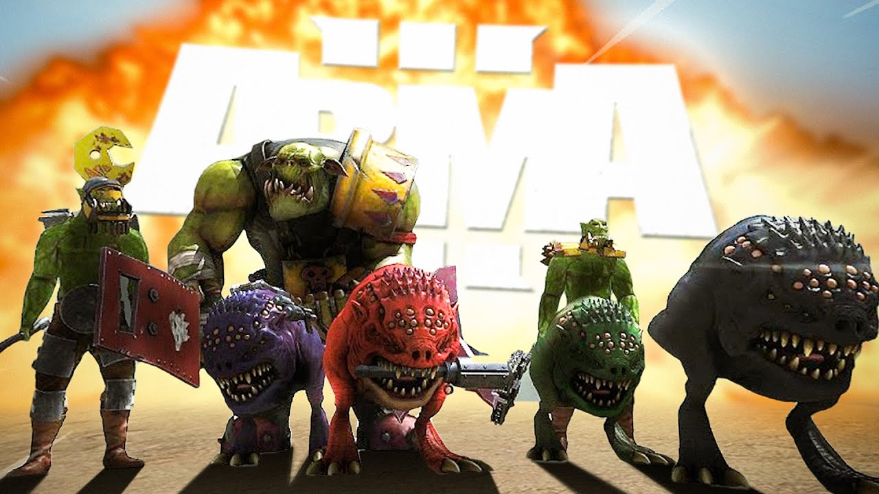Dah Squigs are eating people!-Arma 3 Warhammer OP