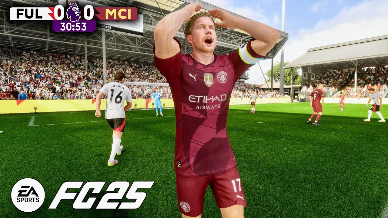 FC 25 - Fulham vs. Manchester City - Premier League 24/25 Full Match