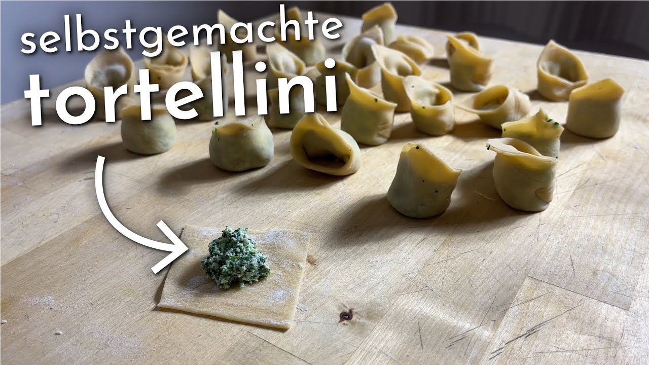 Tortellini mit Spinat Ricotta Füllung