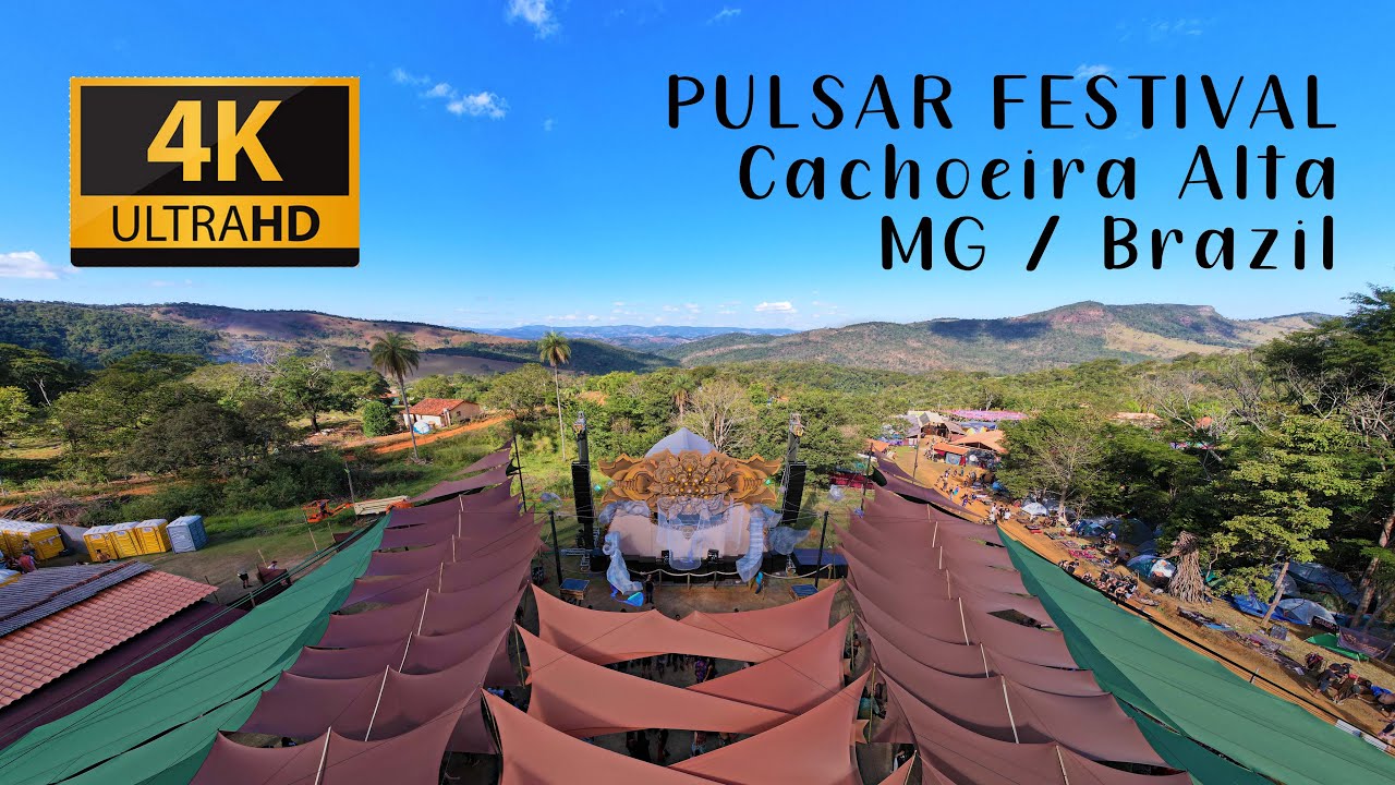【4K】WALK - PULSAR Festival 2023 - Cachoeira Alta - MG - Brazil