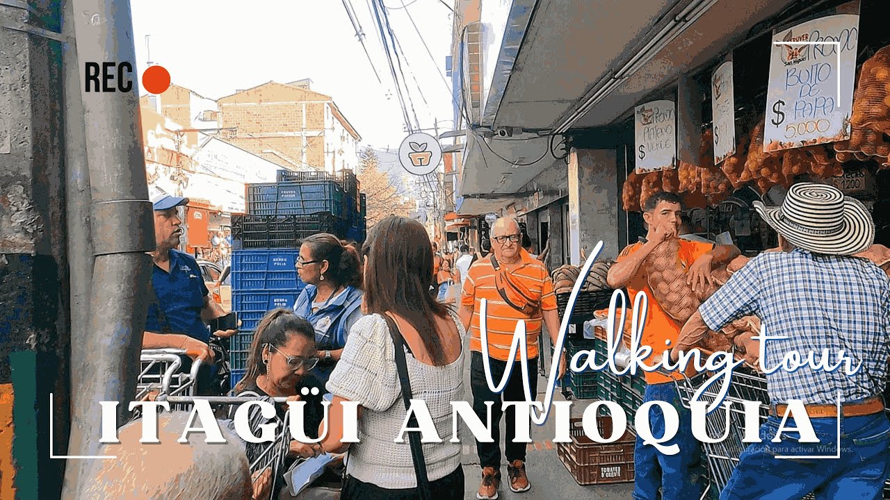 Col Walk Tour Itagüí Centro Antioquia Recorrido POV Sin Filtros Sin Cortes  | COLOMBIA 4K