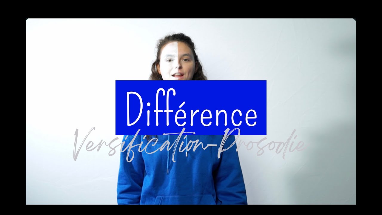 Différence entre Versification et Prosodie