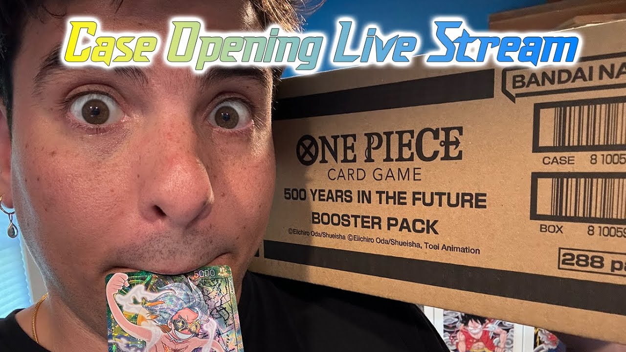 OP07 Case Opening Live Stream - Searching for Egghead Luffy