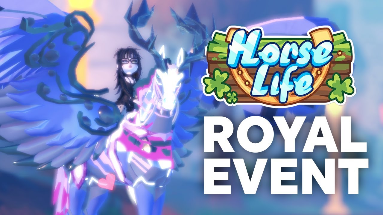 Checking out the Royal Event & Breeding Glow Crystallions in Roblox Horse Life!