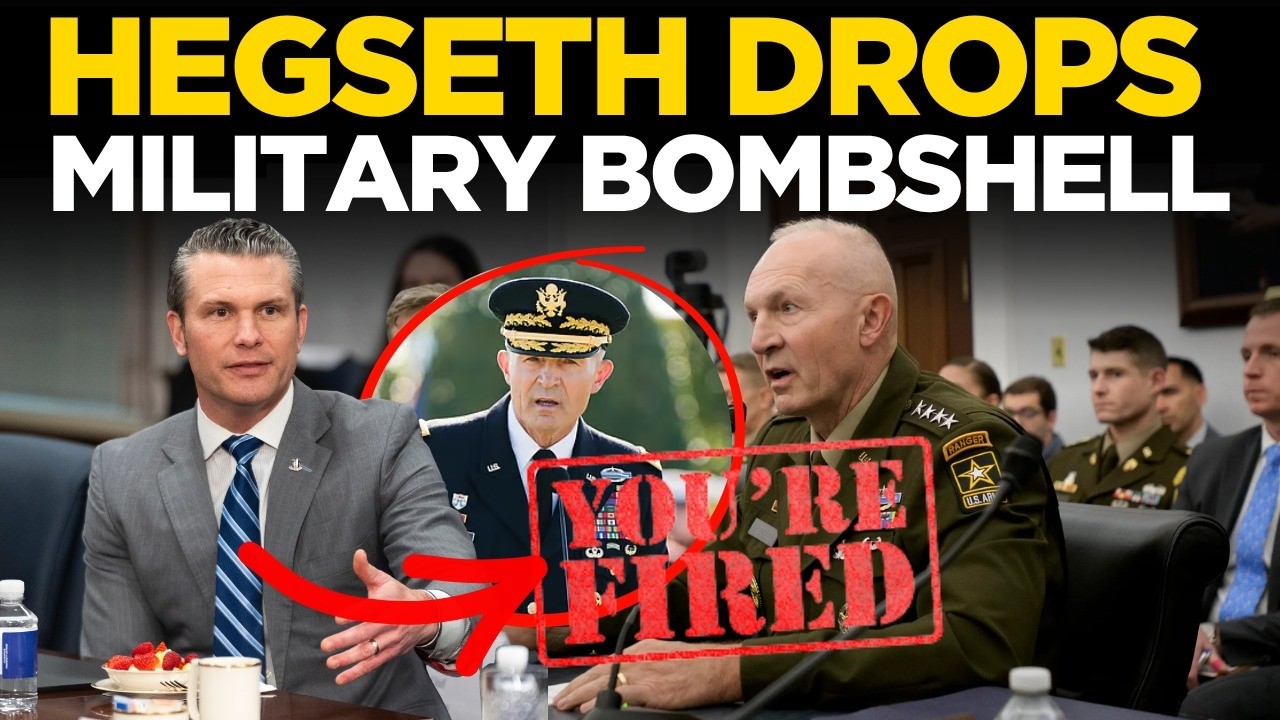 Breaking News LIVE: Hegseth Fires Army Chief Amid Iran War Escalation | YOU 'RE FIRED Randy George