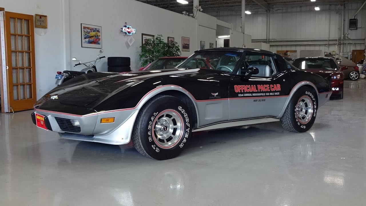 Звук пейс-кара и двигателя Chevrolet Corvette 25-й годовщины 1978 года в программе My Car Story с...