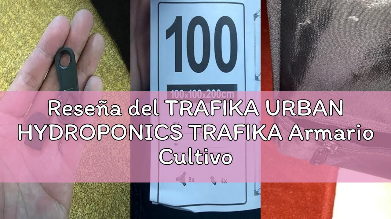 Reseña del TRAFIKA URBAN HYDROPONICS TRAFIKA Armario Cultivo Interior 80x80x160cm / Grow Tent/Grow B