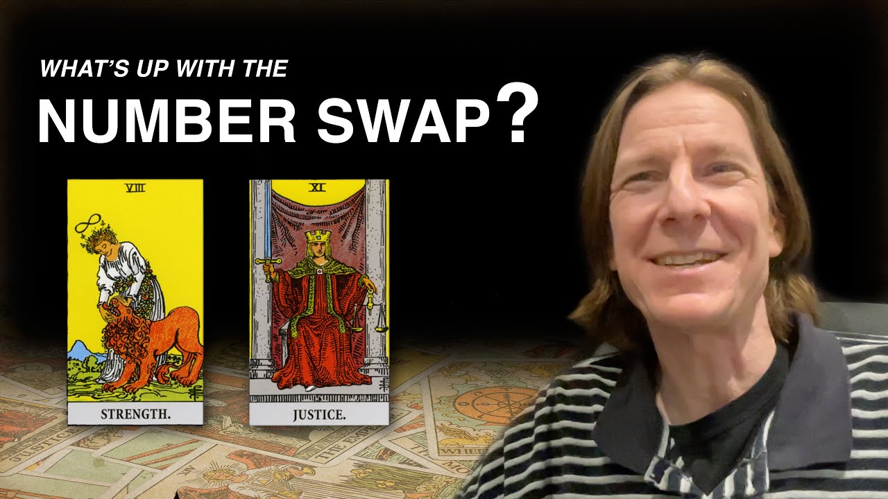 Number Swap of the Justice & Strength tarot cards