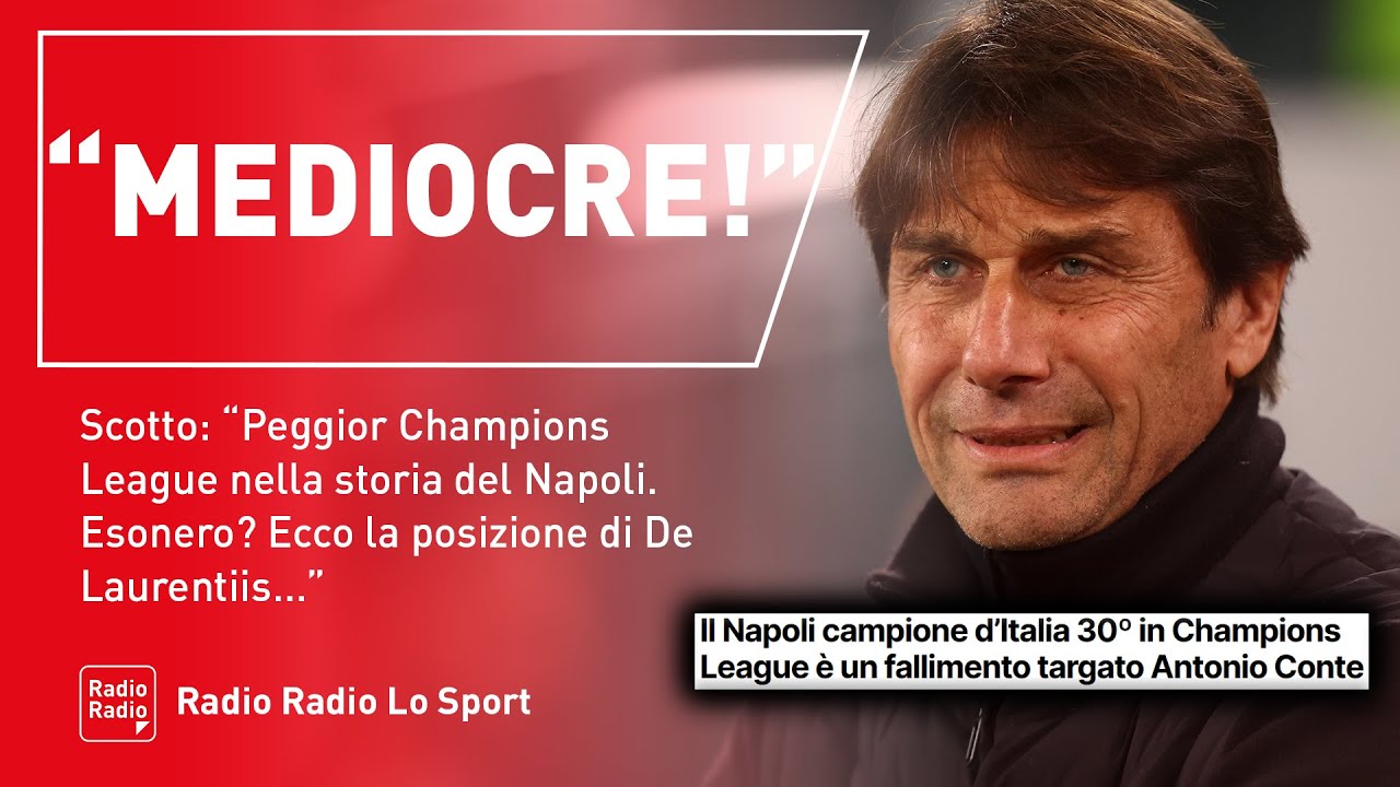 😱💥 NAPOLI, DISASTRO CHAMPIONS! SCOTTO ▷ 