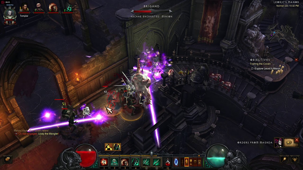 Diablo 3 Gameplay: Necromancer - Normal Difficulty