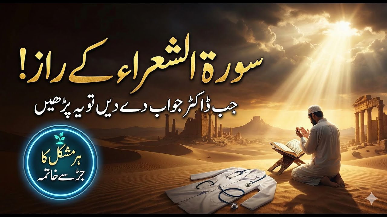 Surah Shu'ara ka wo Raaz jo Doctoron ko hairan kar de | Surah shuara ki fazilat | Sialvi TV