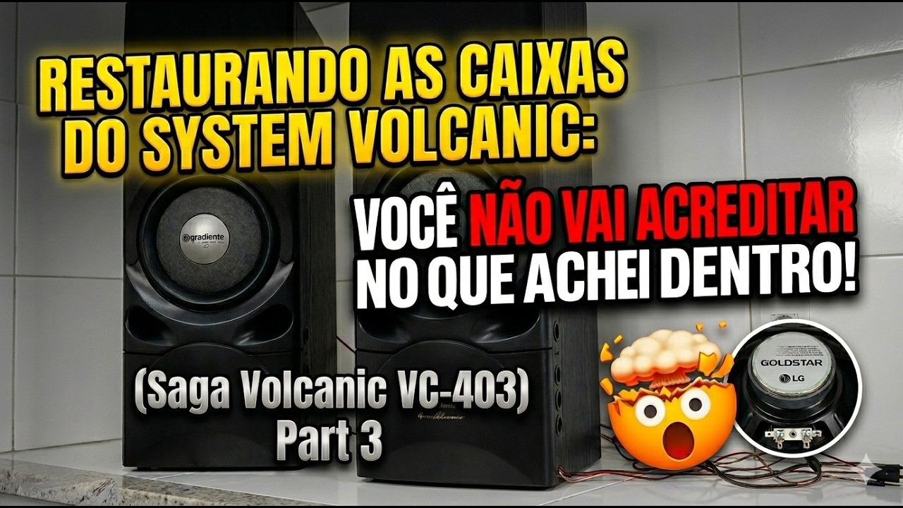 Restaurando as caixas do System Volcanic: Voc&ecirc; n&atilde;o vai acreditar no que achei dentro! 😱