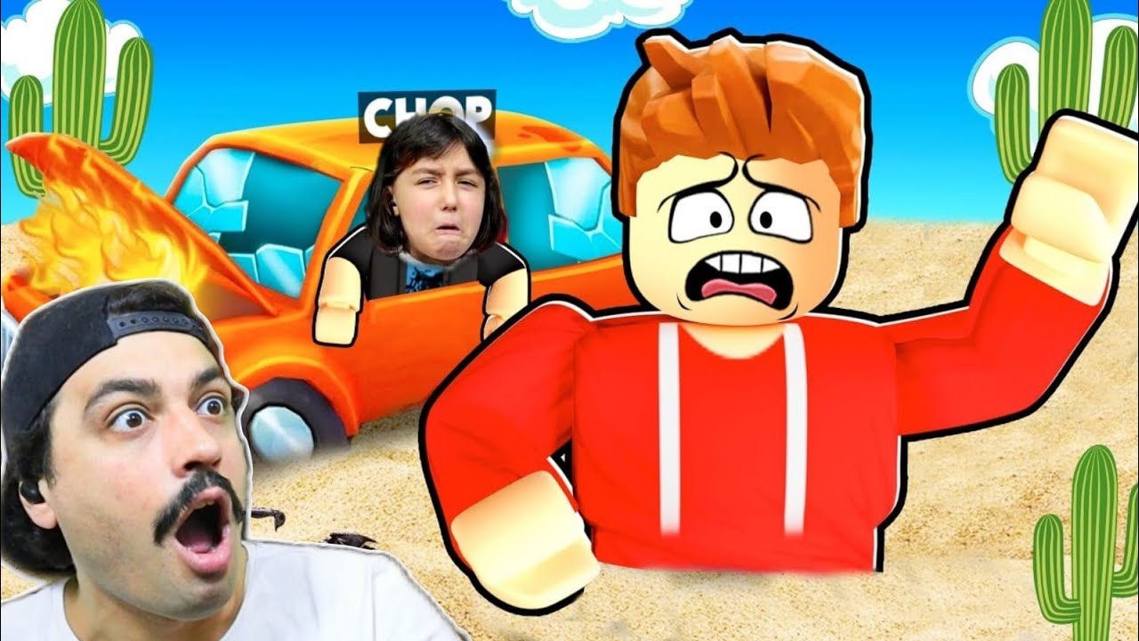 ZOMBİLERİ ARABAYLA EZİP ÇÖLÜN SONUNA GİTMEYE ÇALIŞTIK 🚗  ROBLOX A Dusty Trip Oynuyoruz