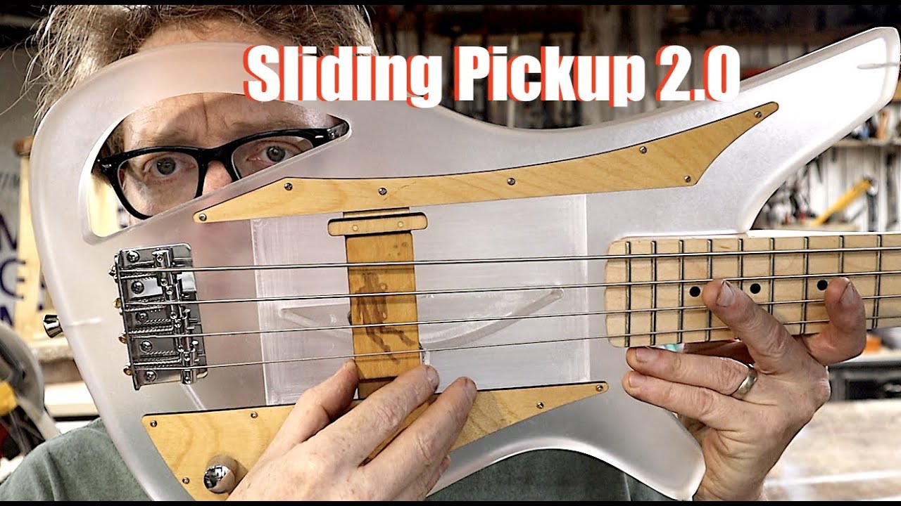 Sliding Bass Guitar Pickup (and some info on vapor polishing acrylic)