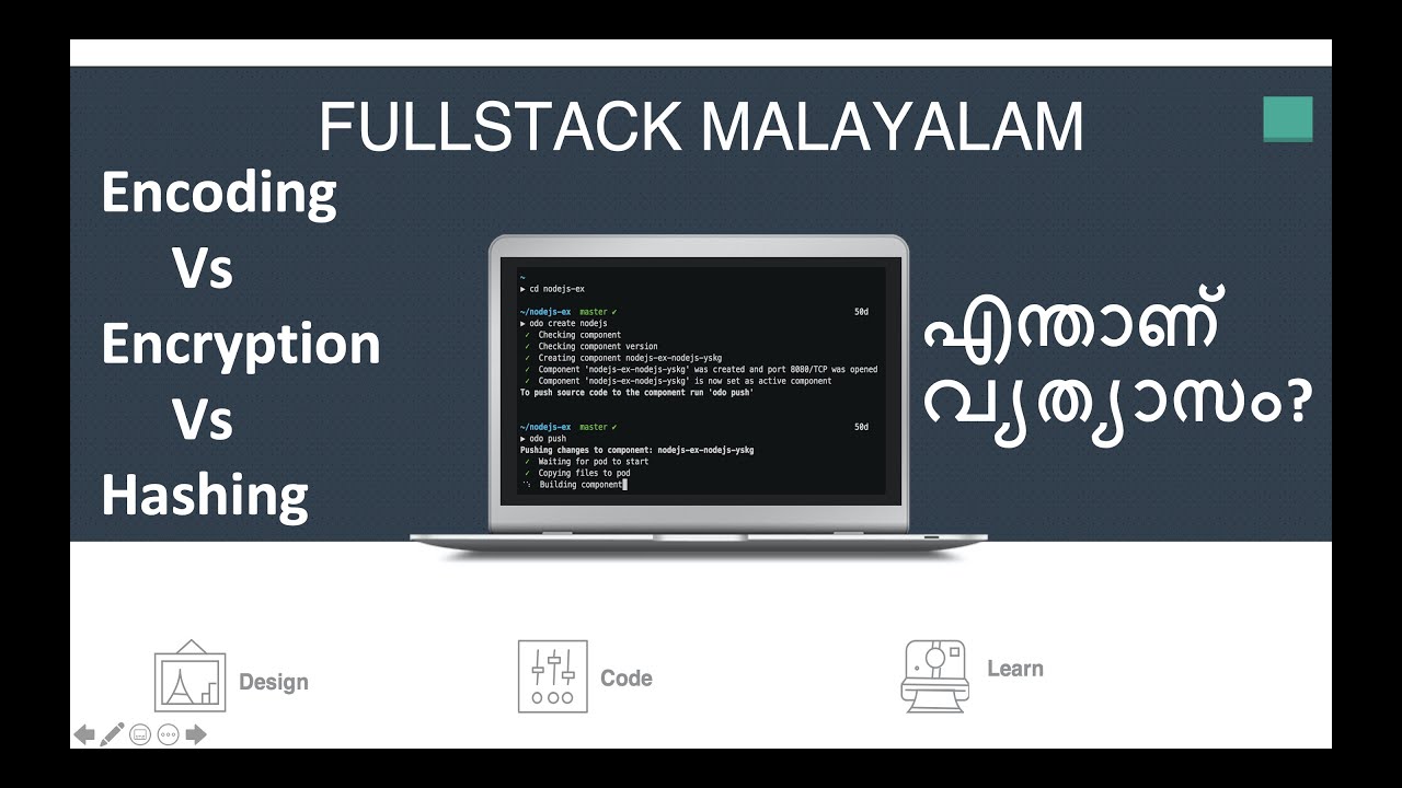 Encoding Vs Encryption Vs Hashing Malayalam