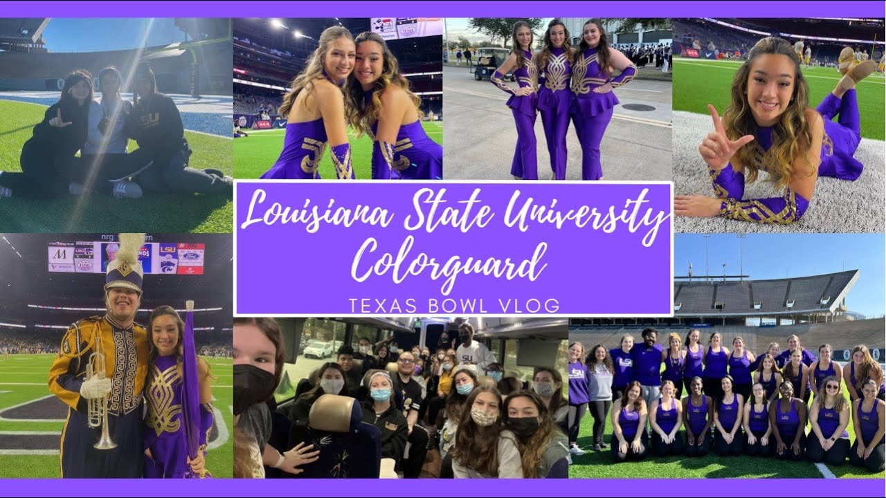 lsu colorguard texas bowl vlog :)