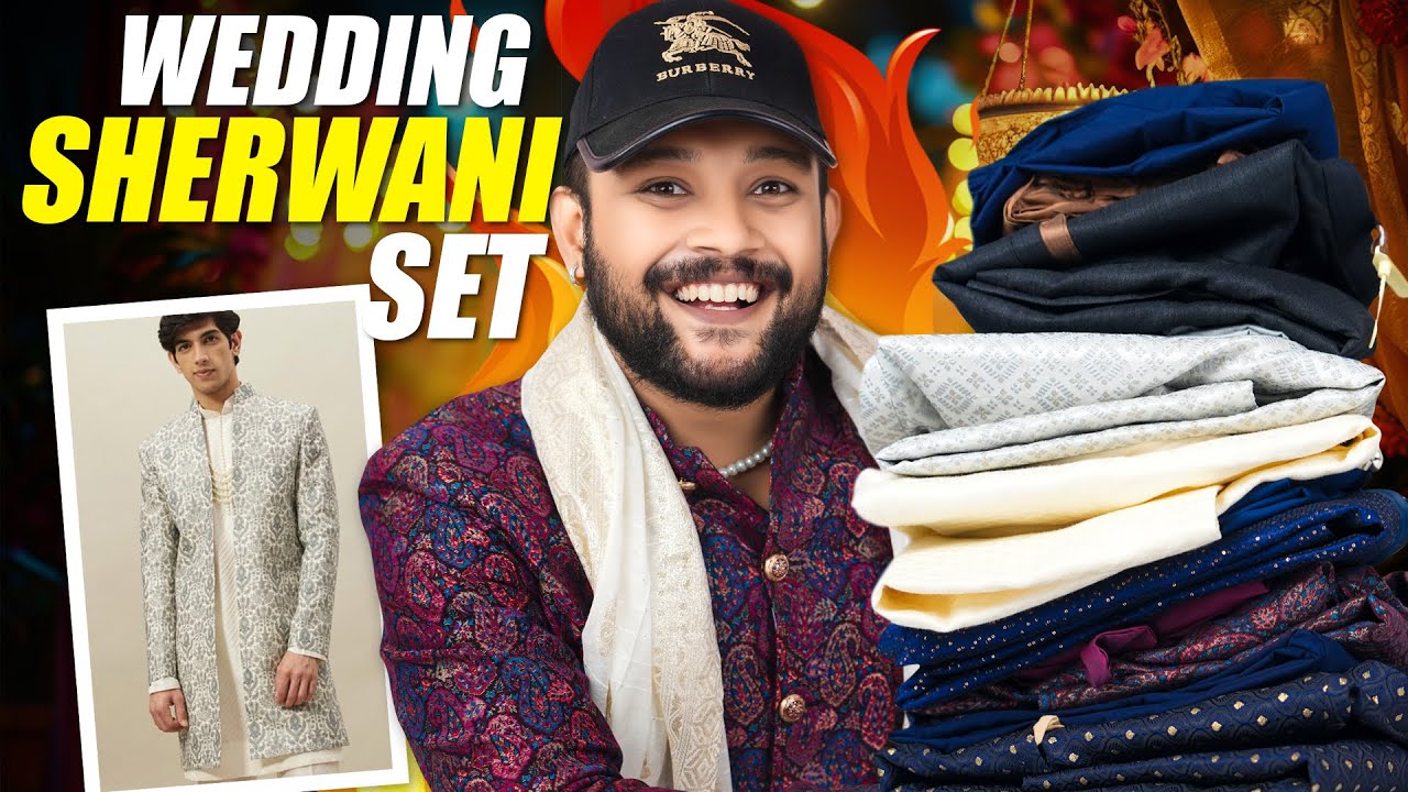 6 Best Sherwani Set Haul for Men/Groom 🔥 Indian Wedding Outfit Ideas for Men 2025 | ONE CHANCE