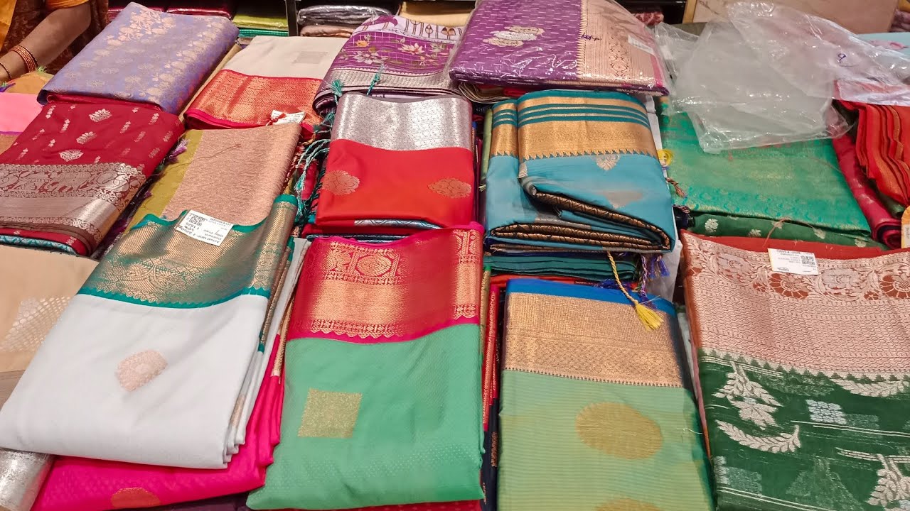 South India Shopping mall latest sarees | fancy | pattu sarees #shopping #trendingsarees #pattusaree