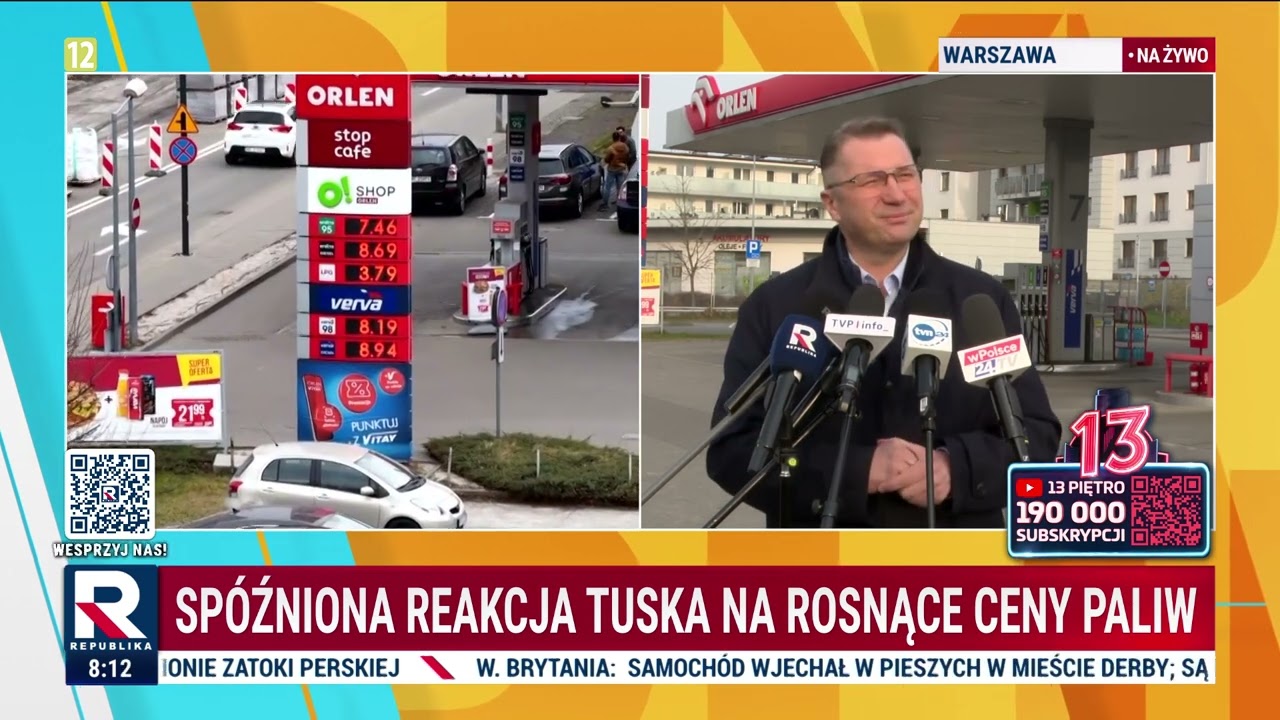 Skandal na stacjach: Jak rząd 'robi w balona' Polak&oacute;w przed świętami | Przemysław Czarnek