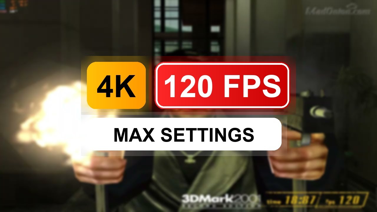 3DMark 2001 SE (2001) Benchmark &mdash; 4K 120FPS Max Settings