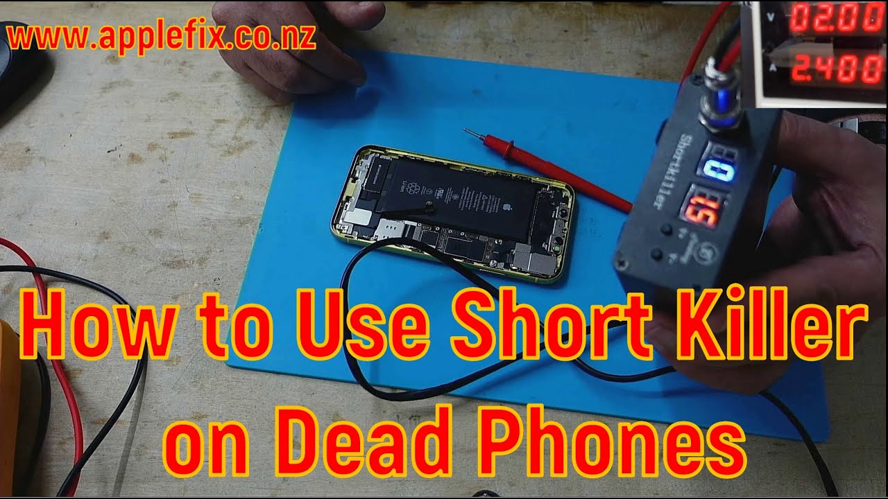 How to use Short Killer to Fix Dead Phones Easy Fix in 5 Minutes. iPhone Repair Experts Hamilton NZ
