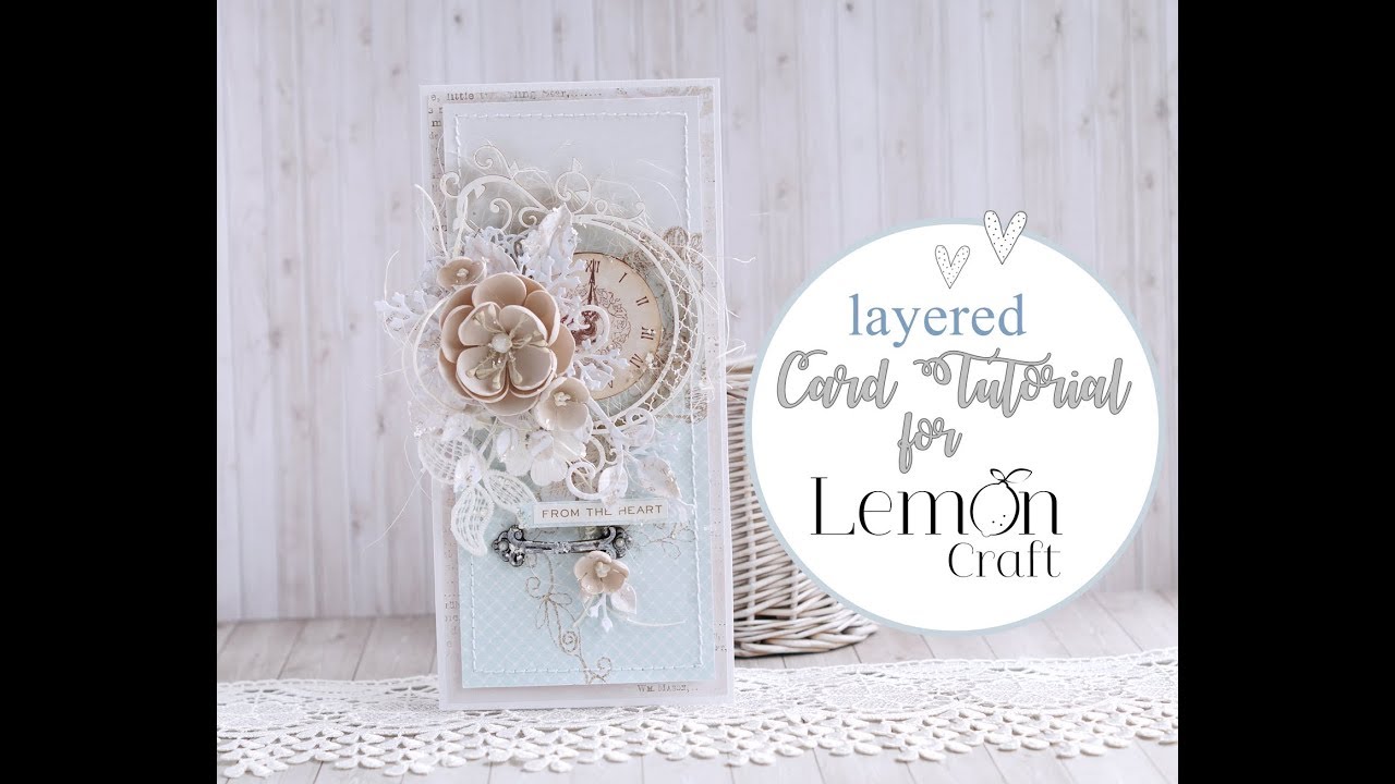 Layered Card / Lemoncraft Papers / Step by step