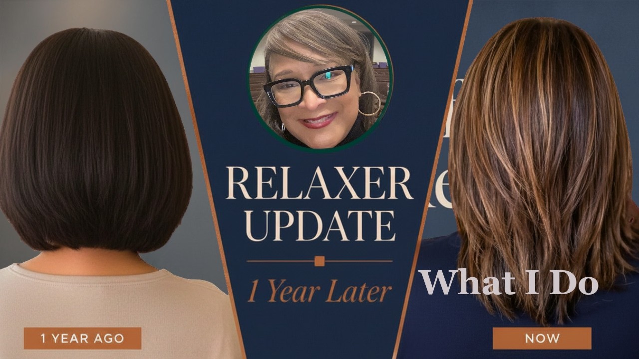 1 Year Relaxed Hair Update | Products for Relaxed Hair That Actually Work