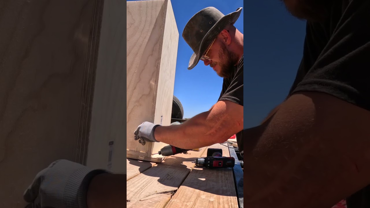 OFF GRID Container Build 🌵🔥| Inverter, Battery and Heat Pump Install Part! #arizona #diy #offgrid
