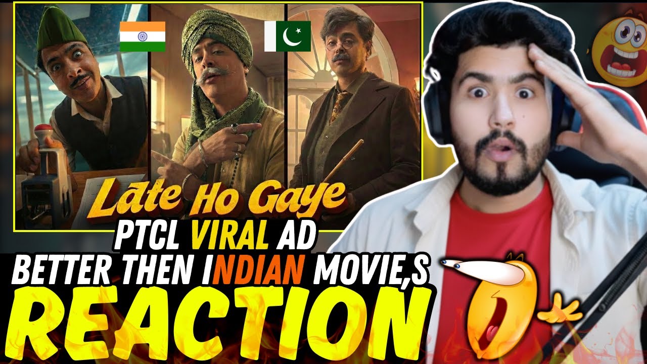 Late Ho Gaye! (Official Music Video) 😂🤣 | PAKISTANI REACTION ON PTCL NEW AAD | USAMA REACTS