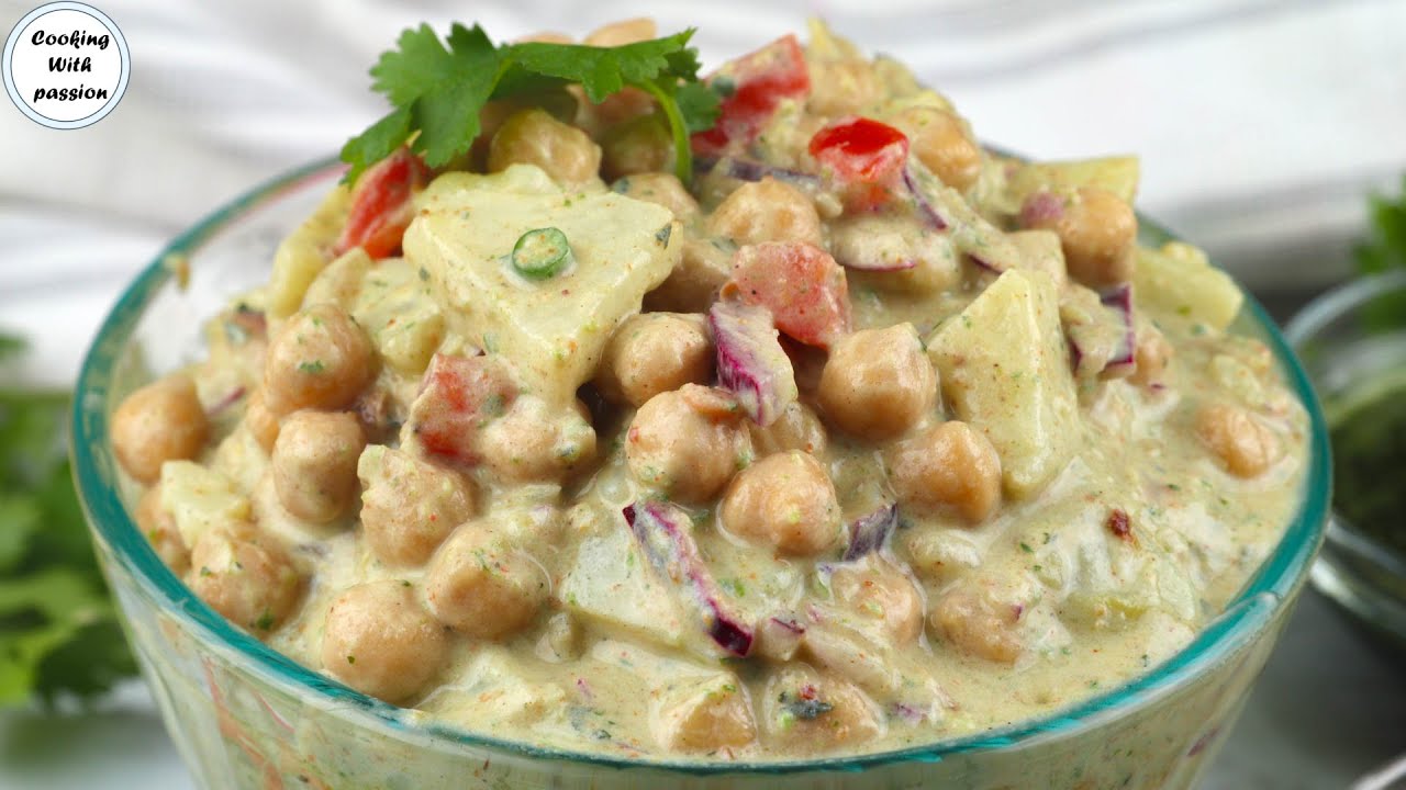 Street Style Special Chana Chaat Recipe With 2 Instant Chutni By Cooking With Passio, Green chaat ❗️