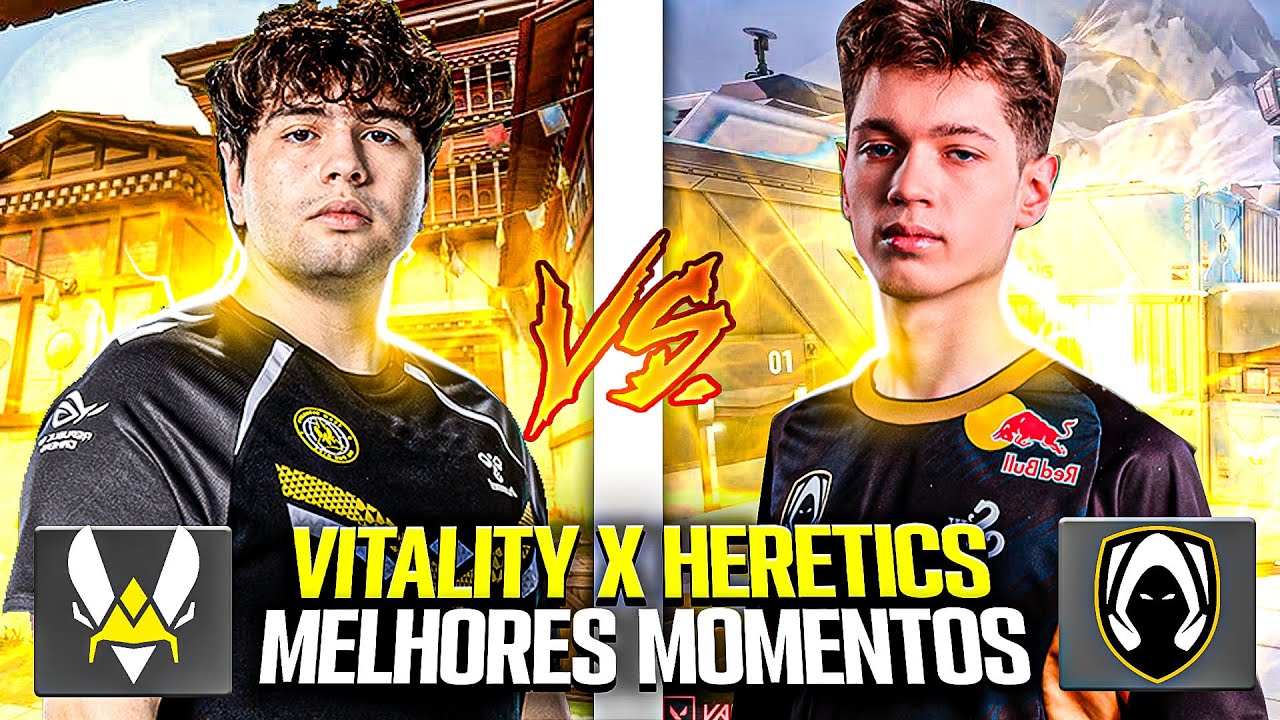 VITALITY x TEAM HERECTICS ! TIXINHA FICOU MALUCO ! VCT EMEA MELHORES MOMENTOS