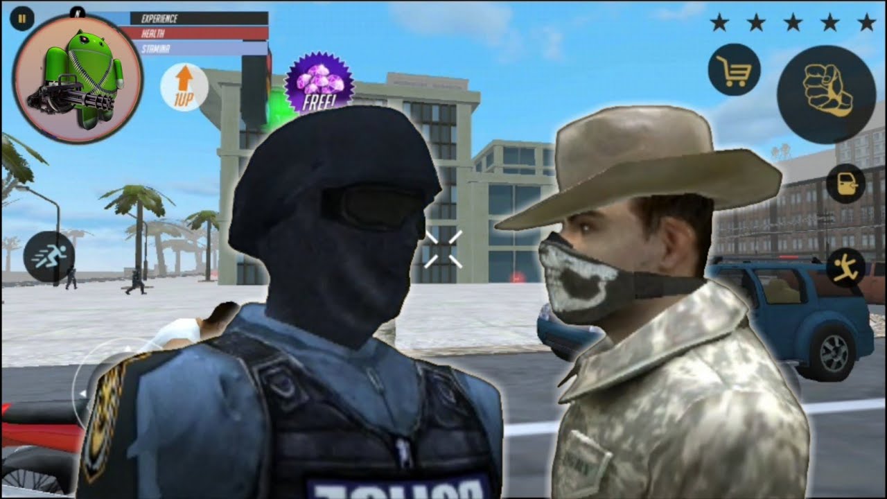 New Ubdate Real Gangster Crime 2 - #49 | #Naxeex | army vs police - Android Gameplay HD