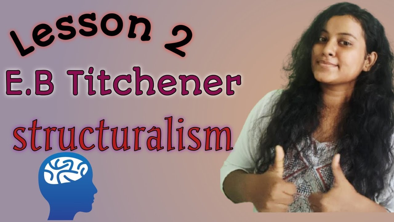 Edward Titchener ( structuralism) school of psychology 