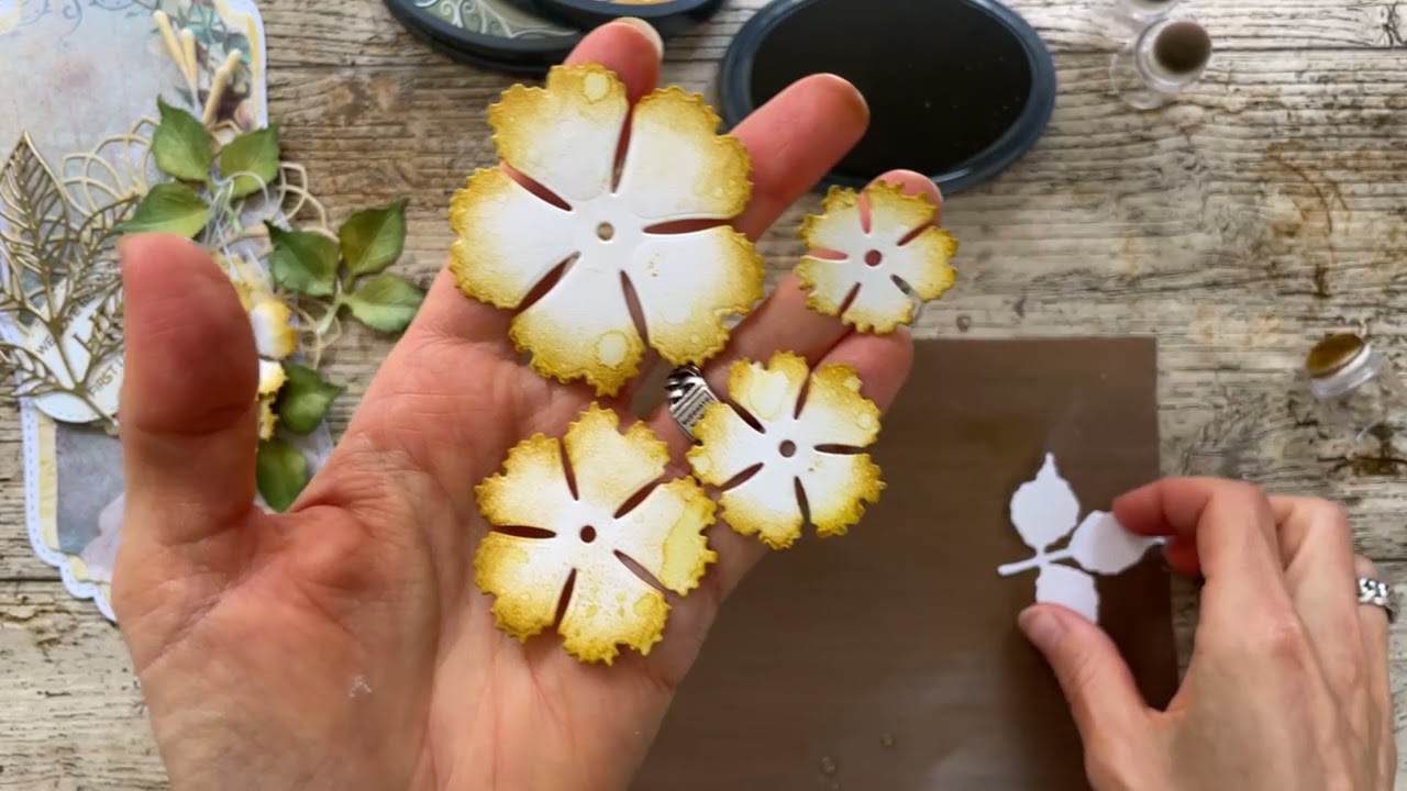 FBLive - Slimline Card met ECD Paper Flowers met Jenine - 20 juli