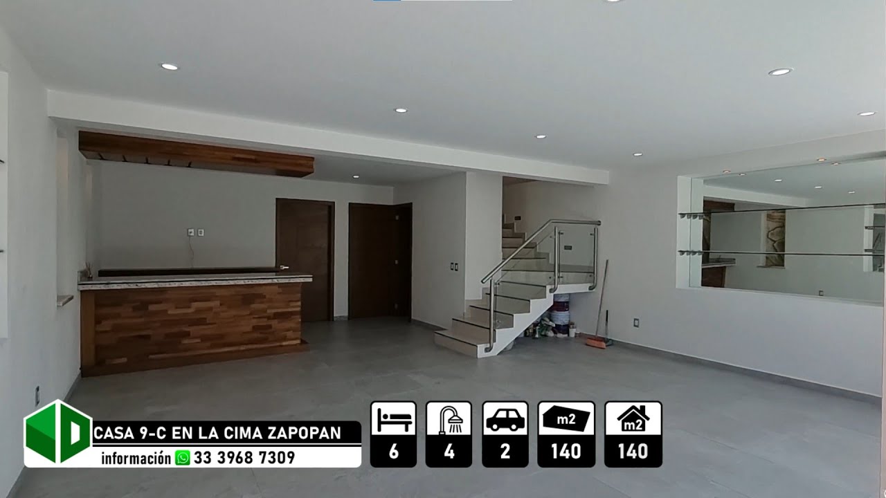 VENDIDA - CASA CON SÓTANO 9 C EN LA CIMA ZAPOPAN
