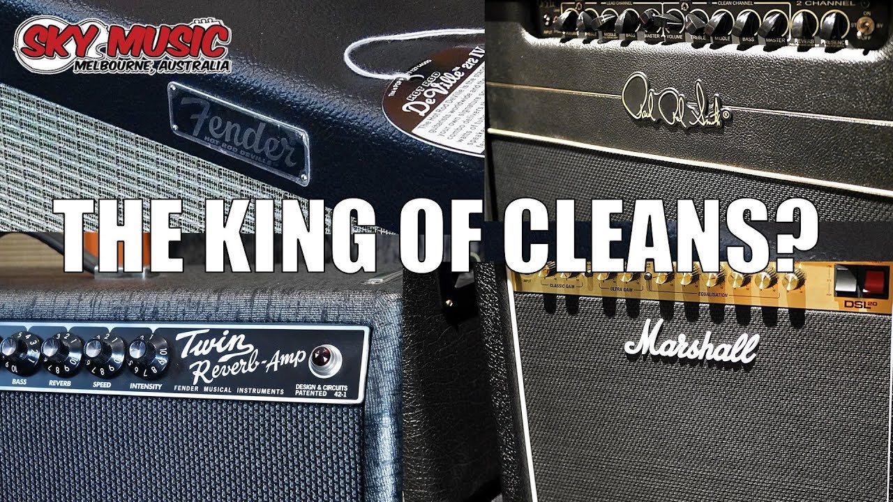 The King of Cleans 4 Guitar Amplifiers - Which Sounds Best?