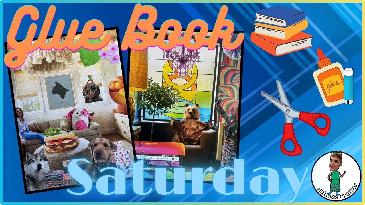 #gluebook SATURDAY IS HERE!! BONUS: Tortoise at the end of this video!