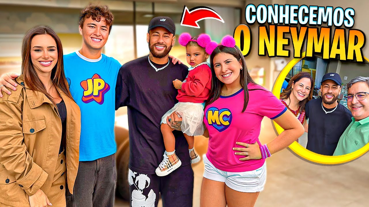 FOMOS CONHECER A FAMÍLIA DO NEYMAR 😱 - Família Maria Clara e JP