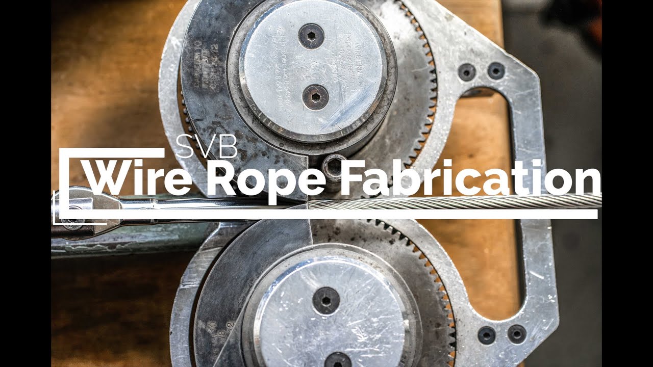 Wire Rope Fabrication / Shrouds and Stays - Behind the Scenes | SVB