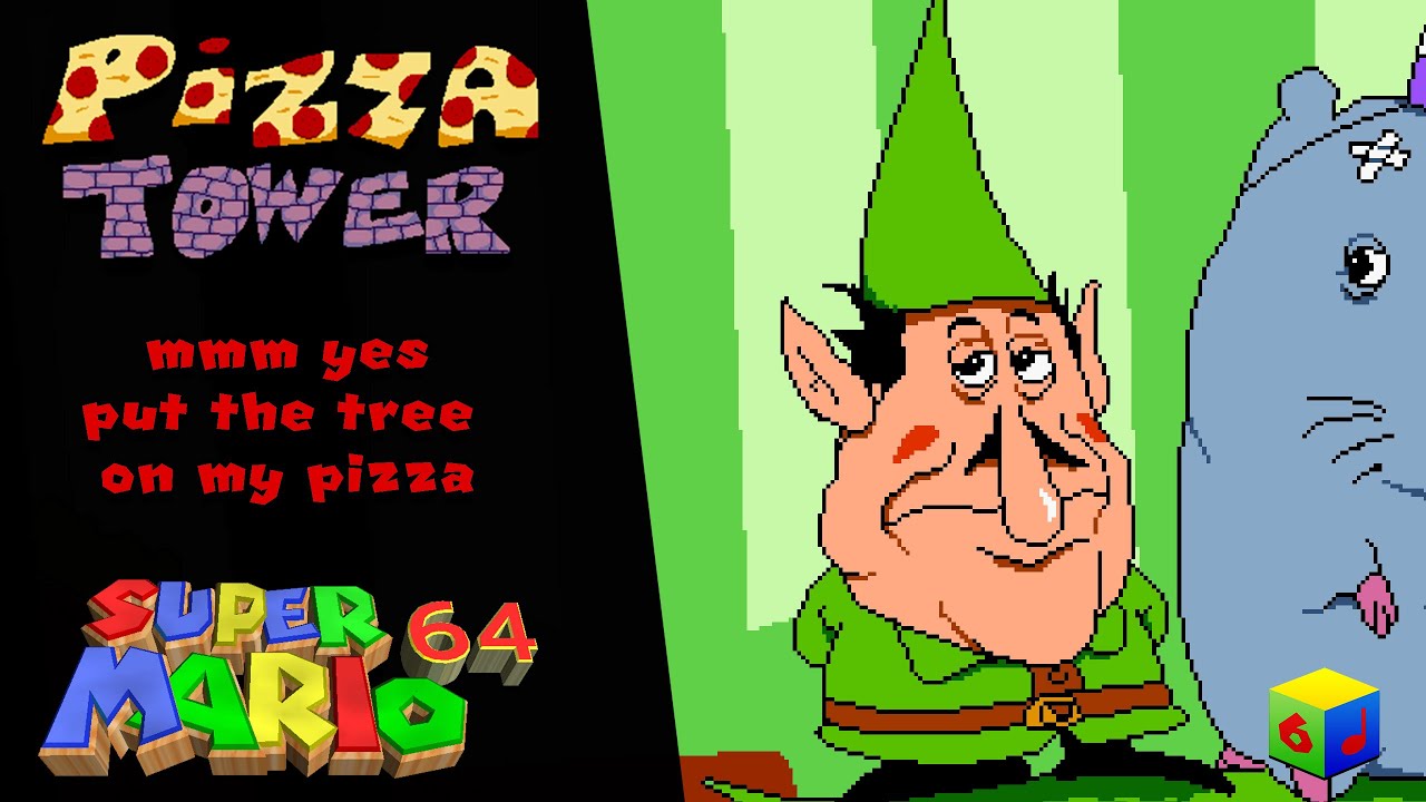 Pizza Tower - mmm yes put the tree on my pizza | SM64 Remix