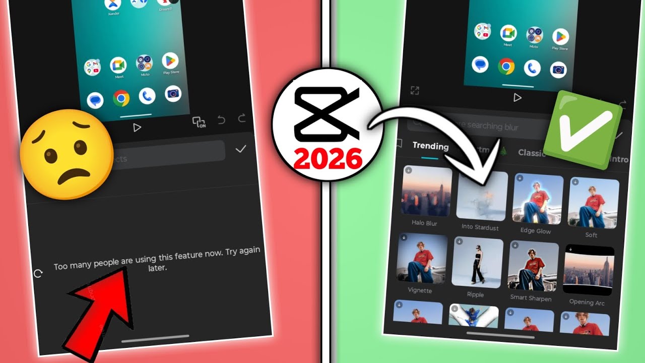 How To Fix Capcut Too Many people are using this feature problem | Capcut No Internet Problem ✅
