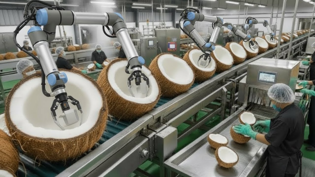 Inside Million-Dollars CHAOKOH’s Massive COCONUT MILK Factory || Full Production Process 🥥