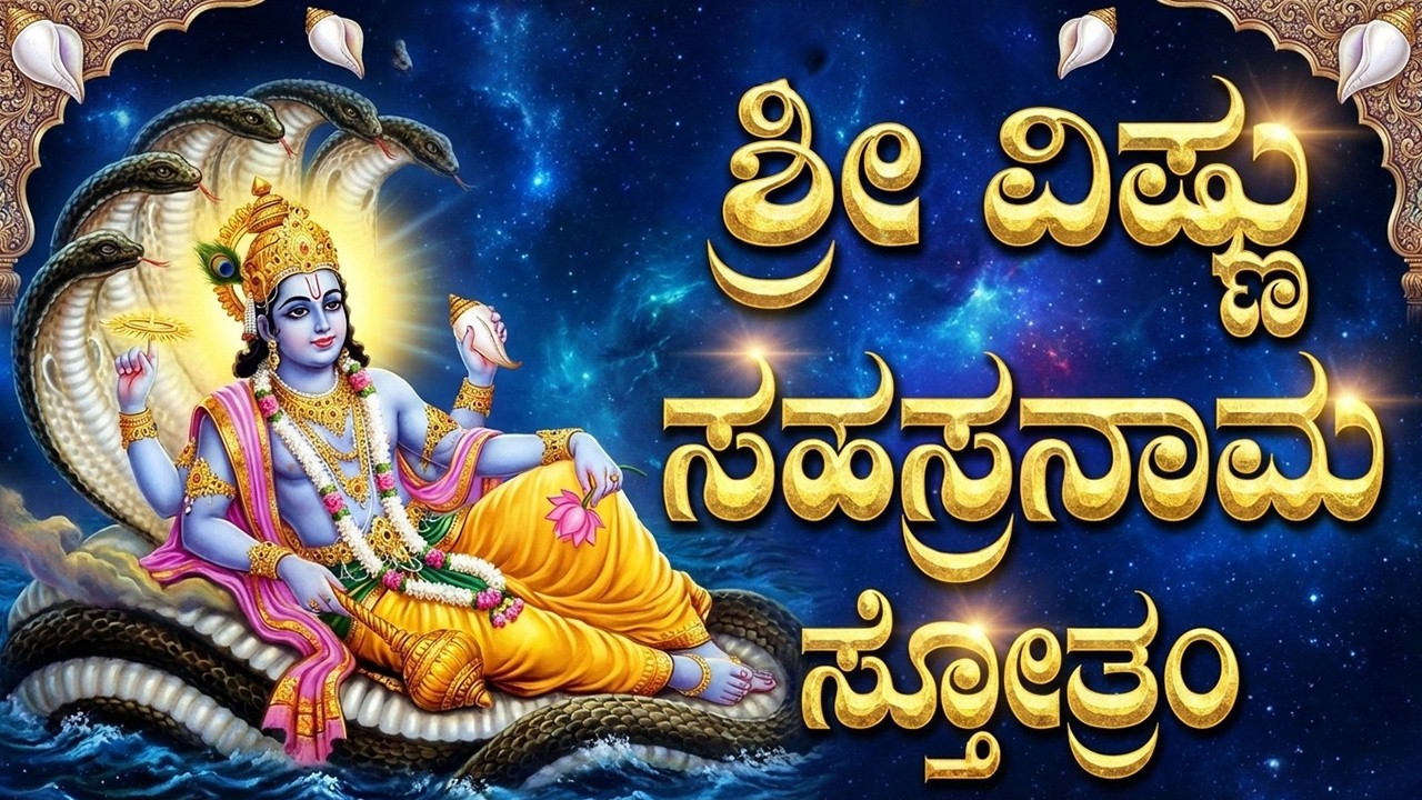 ಶ್ರೀ ವಿಷ್ಣು ಸಹಸ್ರನಾಮ ಸ್ತೋತ್ರವನ್ನು ಕೇಳುವುದರಿಂದ ಎಲ್ಲಾ ರೀತಿಯ ಸಂಪತ್ತು ಸಿಗುತ್ತದೆ | Vishnu Sahasranamam