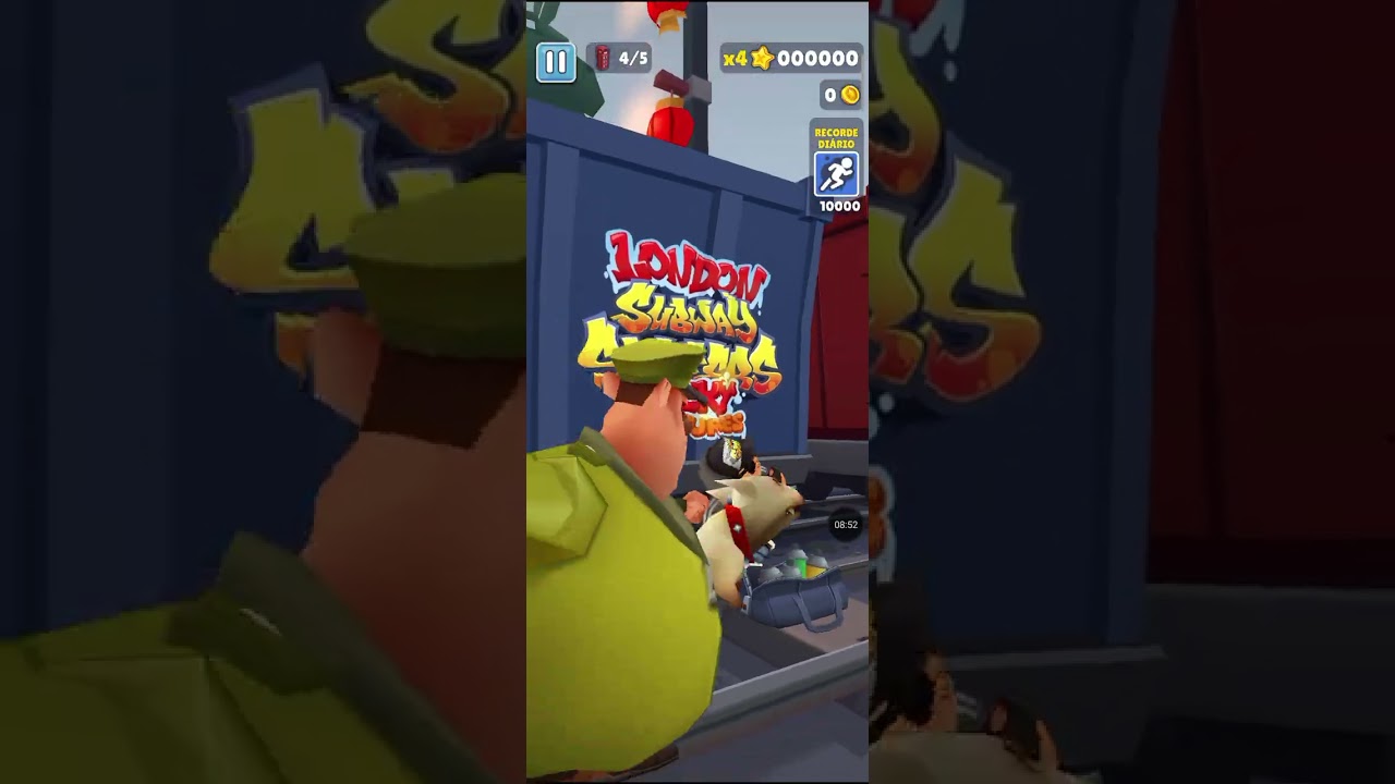 Treinando No coin no subway Surfers
