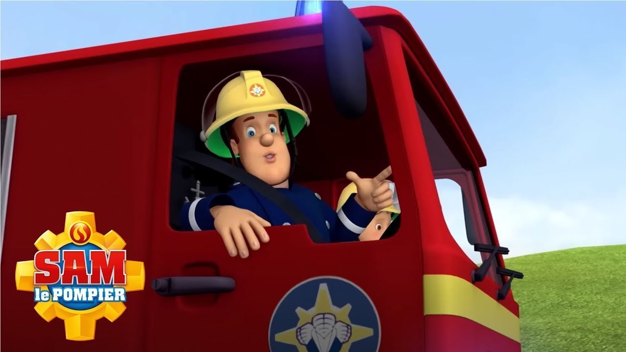 Voyage d'urgence en voiture! | Sam le Pompier | Dessin animé pour enfants