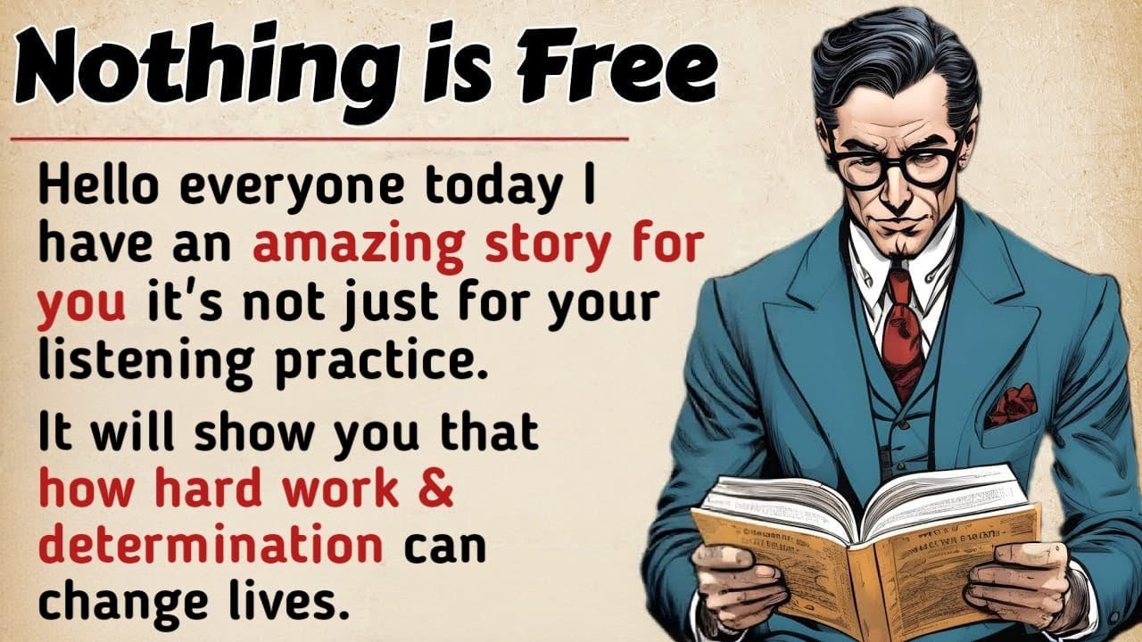Nothing is Free || Learn English Through Story 🔥 || English Listening Practice