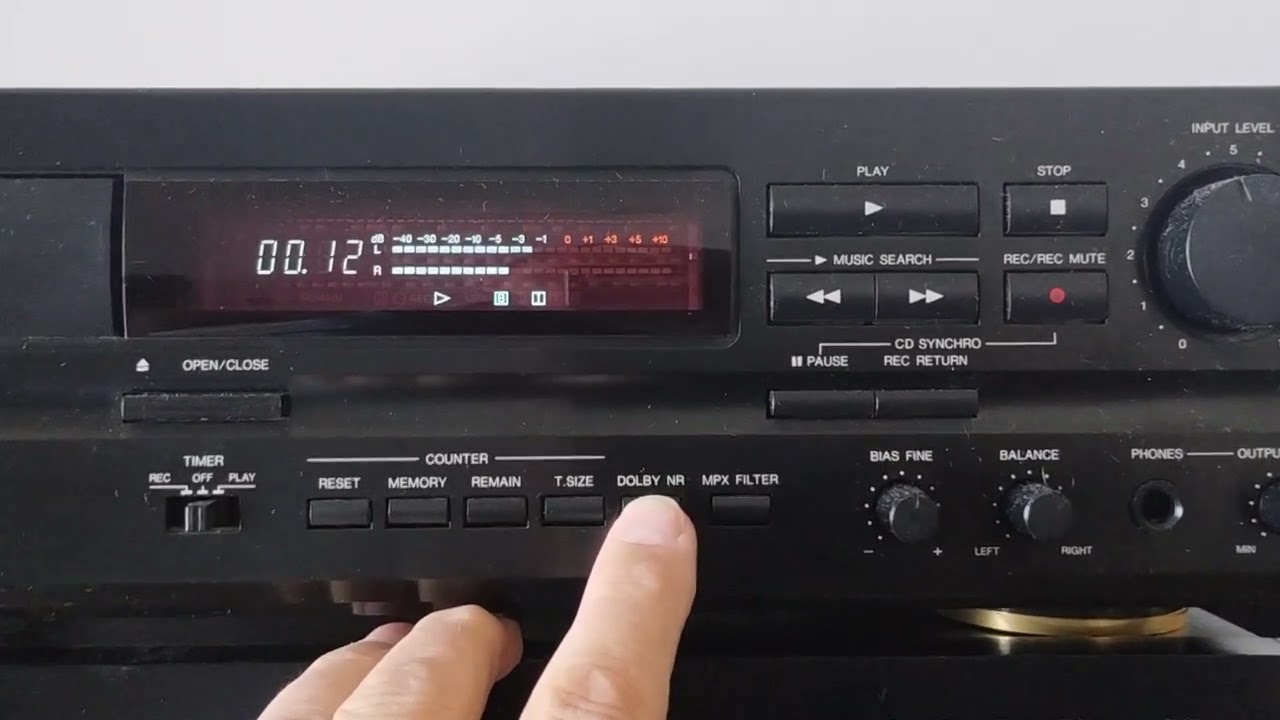 Magnetofon deck 2 głowicowy Denon DRS-640 typ szuflada