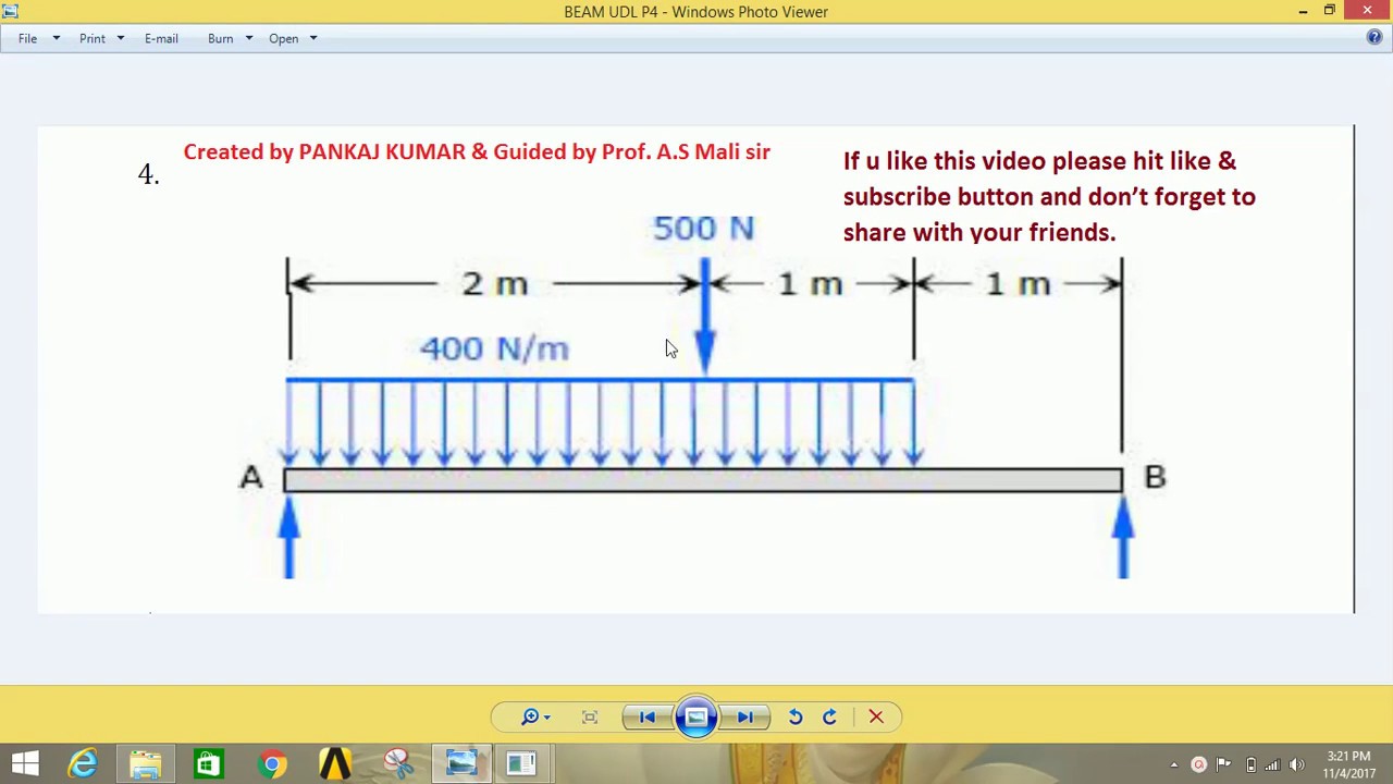Analysis of Beam with UDL by ansys Mechanical APDL.