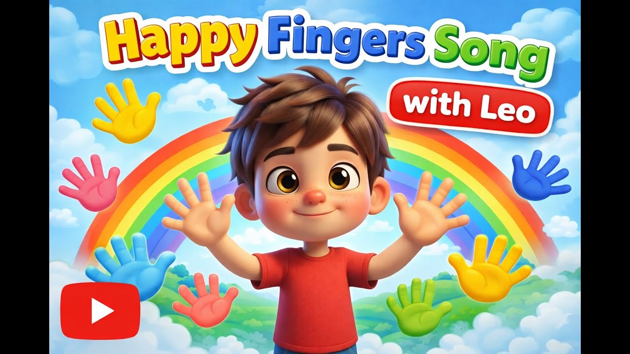 ✨ Happy Fingers Family Song ✨