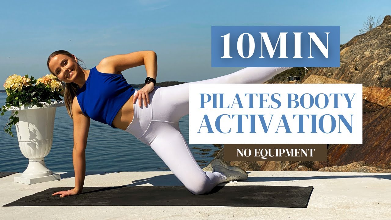 10 MIN PILATES BOOTY ACTIVATION WORKOUT - Floor Only, No Equipment